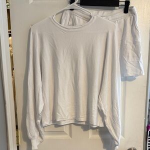 Women's White Sleepwear Set